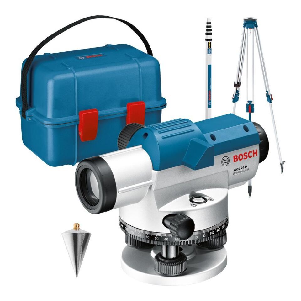 BOSCH GOL 26 D Optik Nivelman Nivo (BT 160 + GR 500) (0 601 068 002)