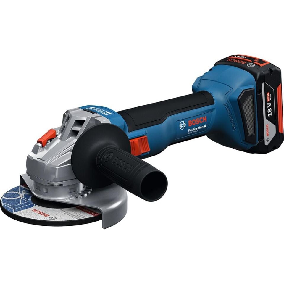BOSCH GWS 18V-8 Akülü Taşlama Makinesi (1x4.0Ah) (0 601 9N9 021)