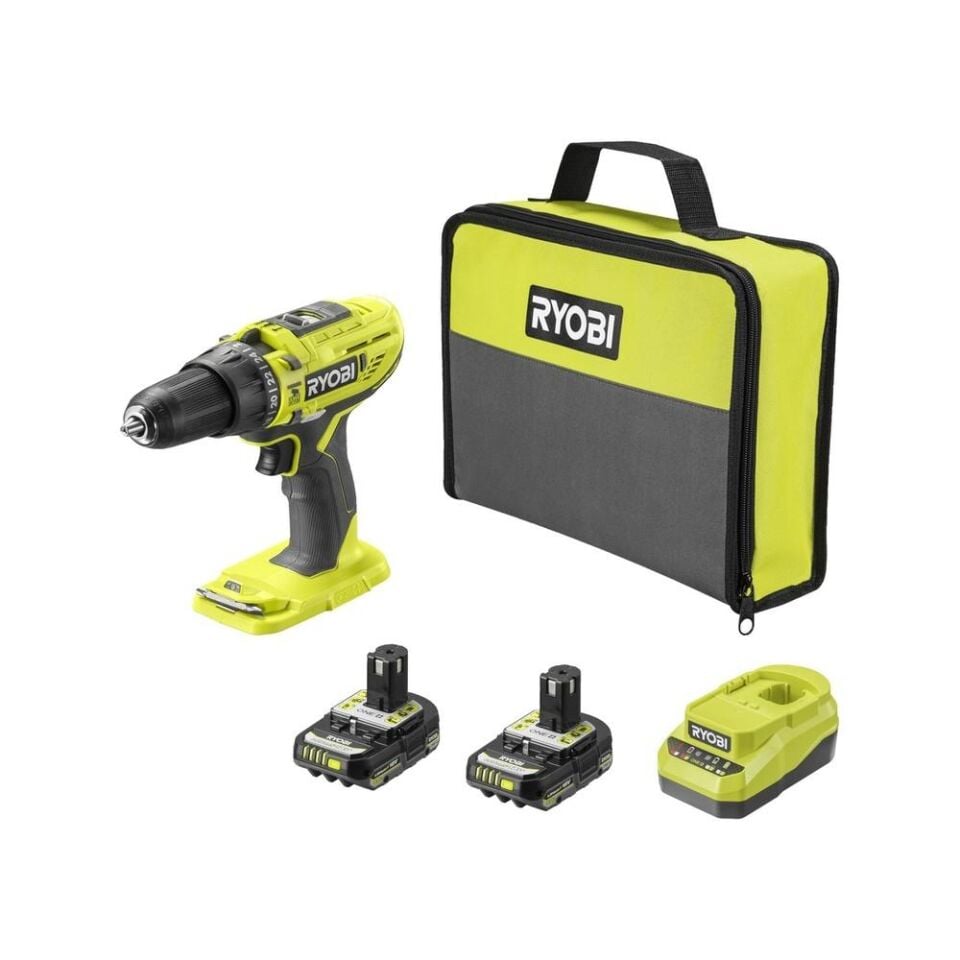 RYOBİ R18PD32-2C20SP Akülü Darbeli Matkap (2x2.0Ah) (5133006953)