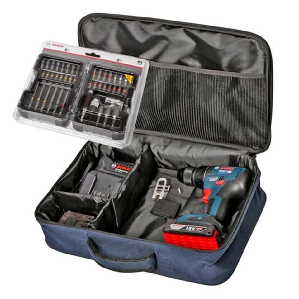 BOSCH GSR 18v-50 Akülü Darbesiz Matkap (0 601 9H5 004)