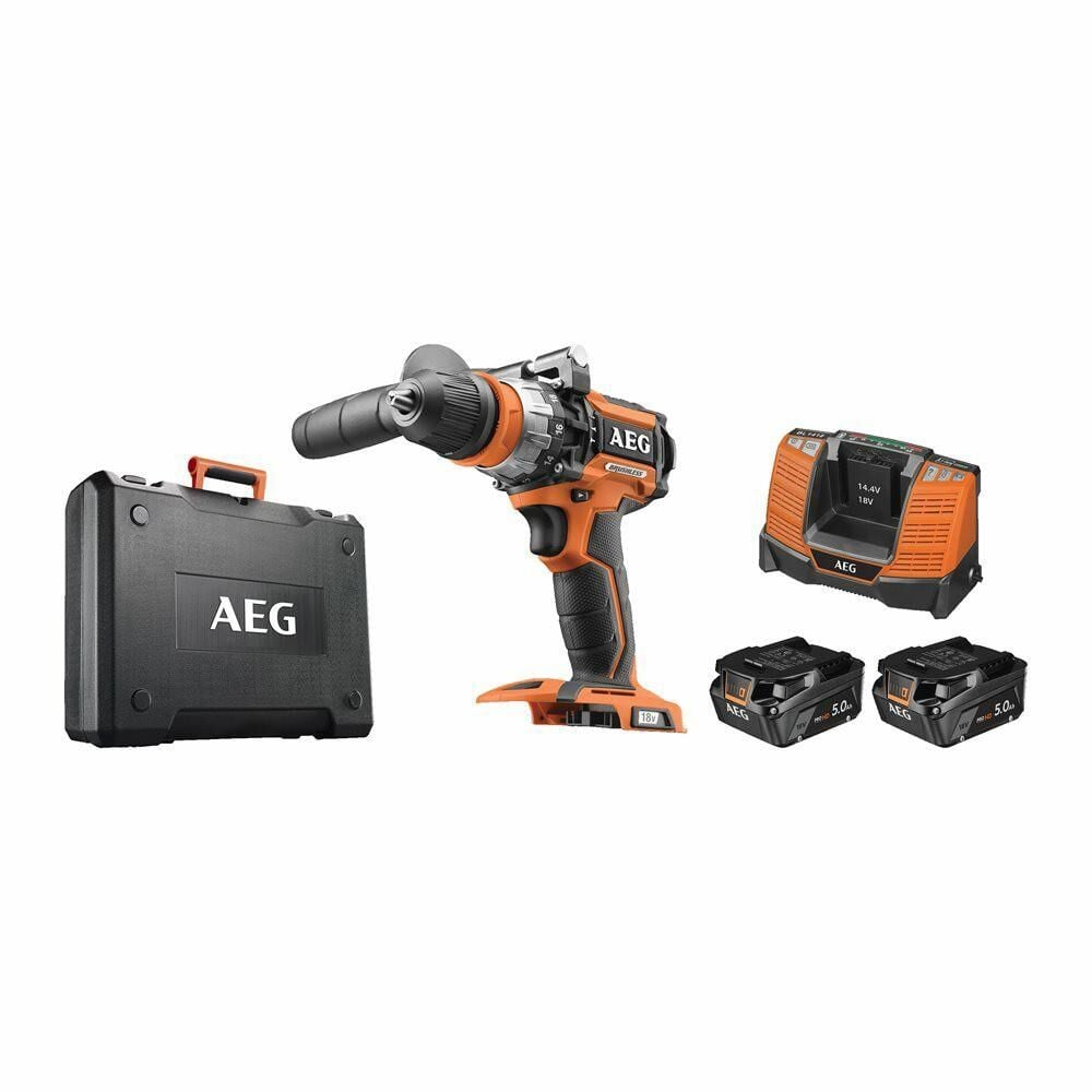 AEG BSB 18CBL-502C Akülü Kömürsüz Darbeli Matkap (2x5.0Ah) (4935480696)