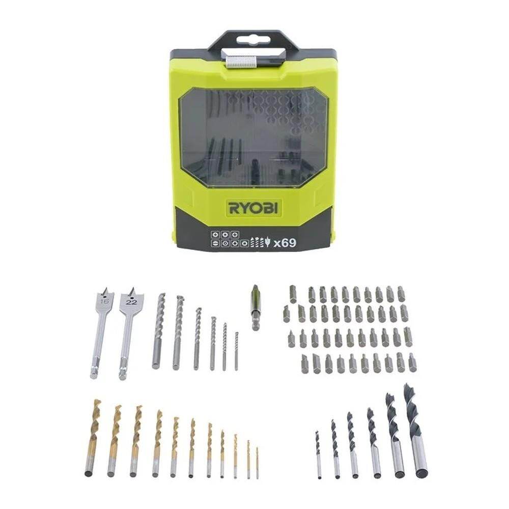 RYOBİ RAK69MIX 69 Parça Karışık Aksesuar Seti (5132002687)