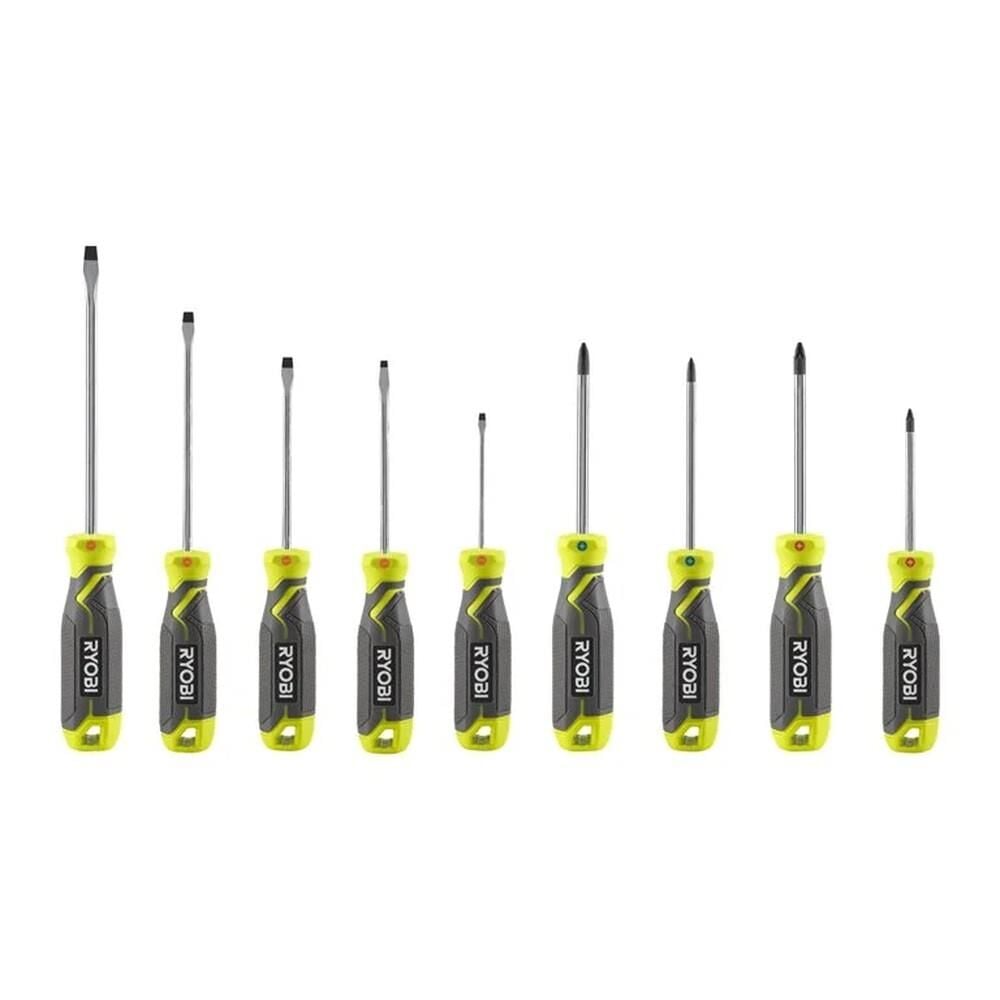 RYOBİ RHSDS9PC 9 Parça Manyetik Tornavida Seti (5132006047)