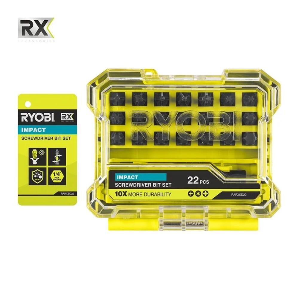 RYOBİ RX 22 Parça Darbeli Tornavida Seti (5132006636)