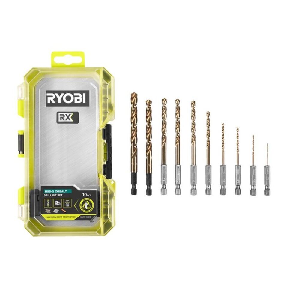 RYOBİ RX HSS-G 10 Parça Kobalt Set (5132006644)