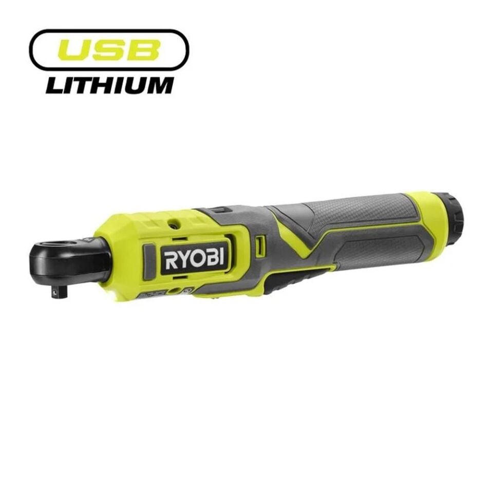 RYOBİ RR14W4-0 4V Usb Lityum Akülü Cırcır Makinesi 1/4 (Akü Dahil Değildir.) (5133006311)