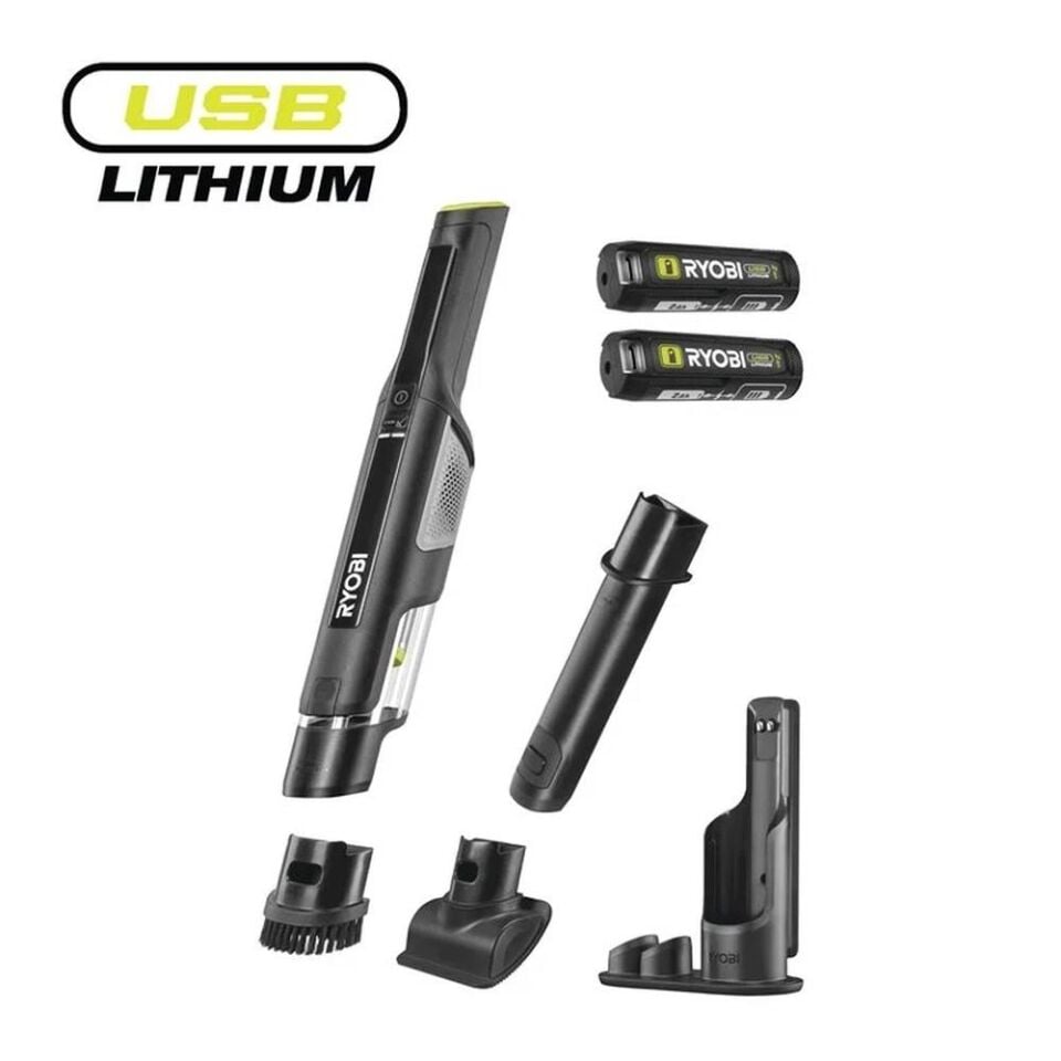 RYOBİ RHV44-220G Usb El Süpürgesi Seti (5133006558)