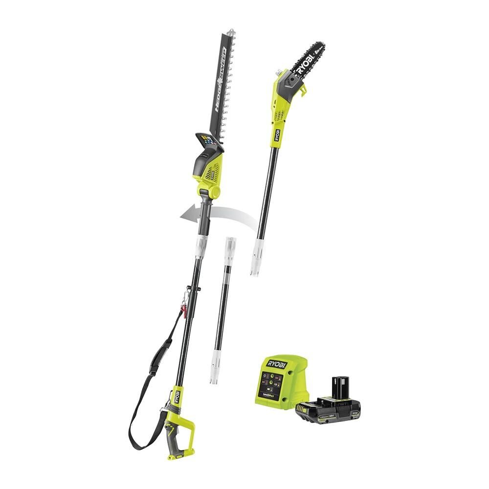RYOBİ RPP1820PT1845-120 Akülü Teleskopik Saplı Budama Testeresi (1x2.0Ah) (5133006684)