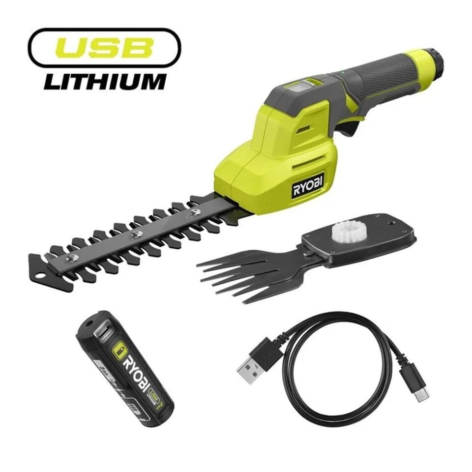 RYOBİ RY4CGSA-120 4V Akülü Çit Kesme Makinesi (1x2.0Ah) (5133006740)