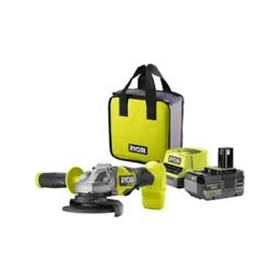 RYOBİ R18AG-1C40GP Akülü Avuç Taşlama Seti (1x4.0Ah) (5133006908)