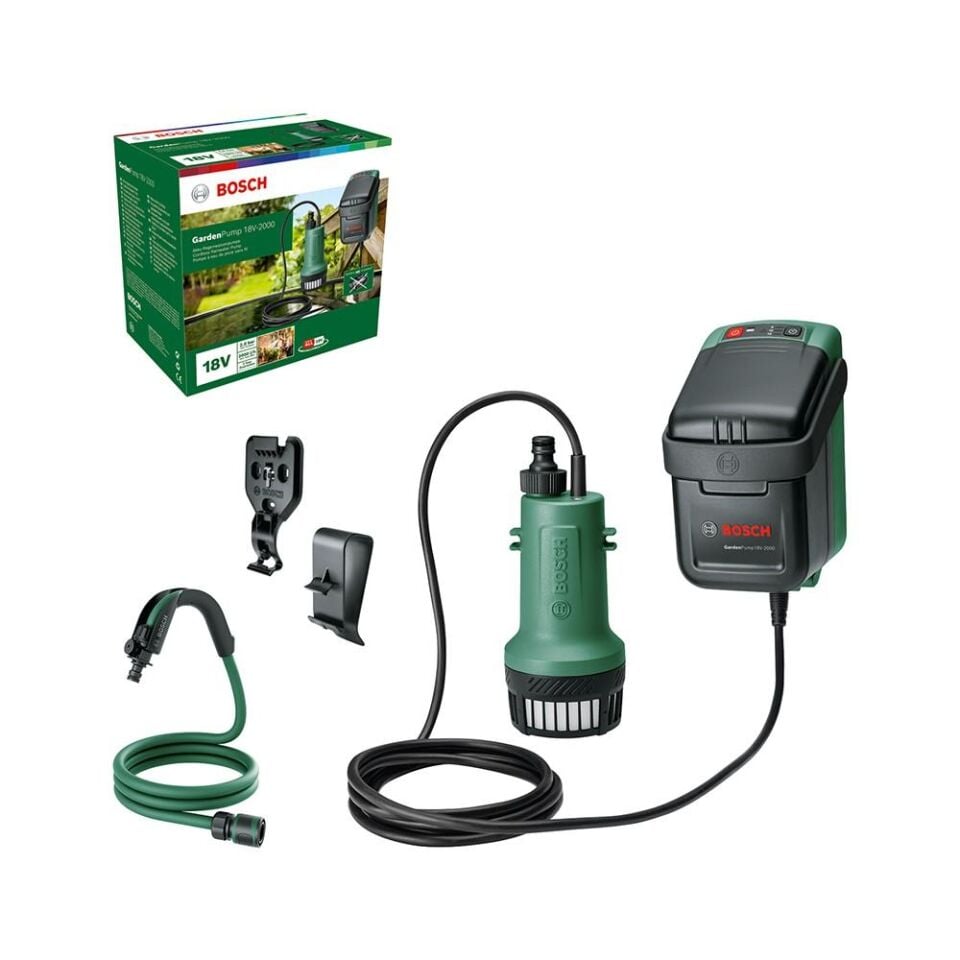 BOSCH GARDEN PUMP 18-2000 Akülü Sulama Makinesi (Akü Dahil Değildir.) (0 600 8C4 203)
