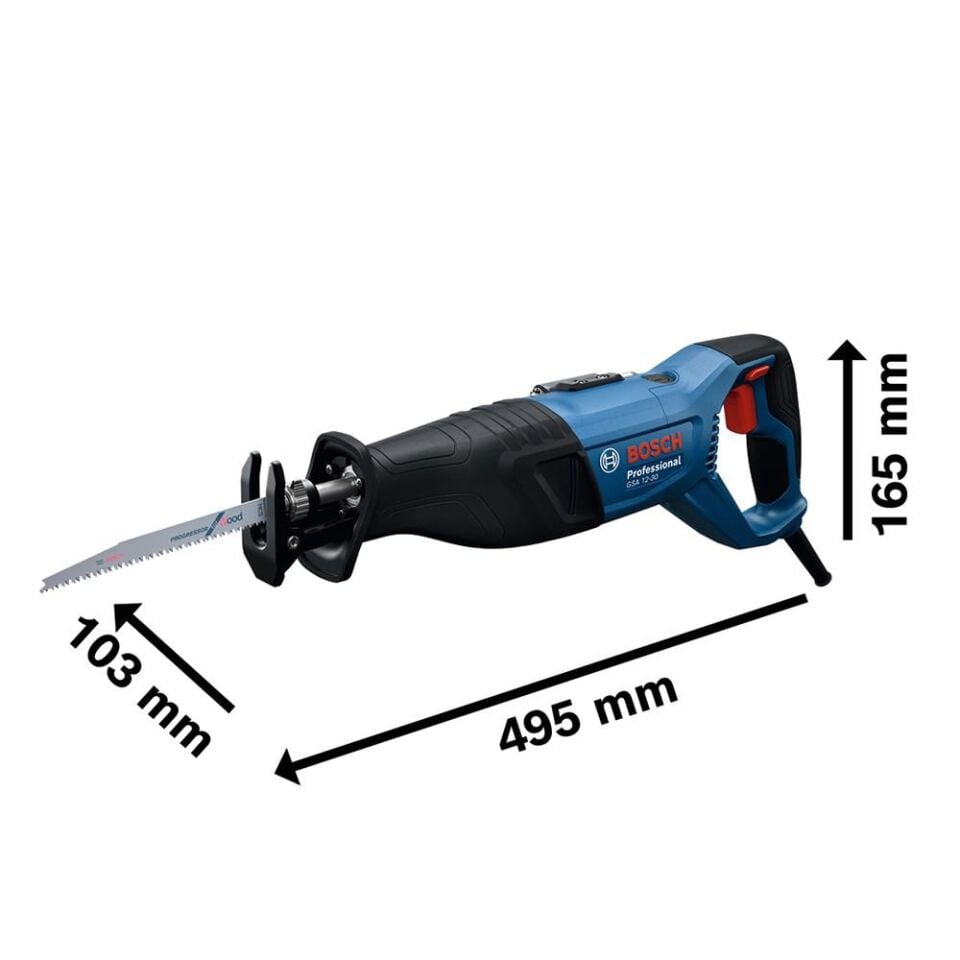 BOSCH GSA 12-30 Elektrikli Panter Tilki Kuyruğu Testere 1250W (0 601 6C7 000)