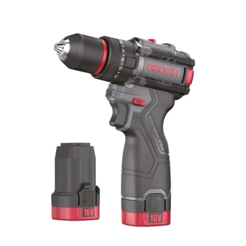 GROGH GRX1634-2 BMC Akülü Darbeli Matkap (GRX1634-2BMC)