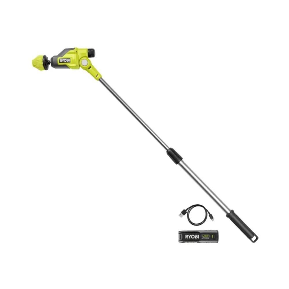 RYOBİ RTS4-120G 4V Akülü Teleskopik Fırça (1x2.0Ah) (5133006690)