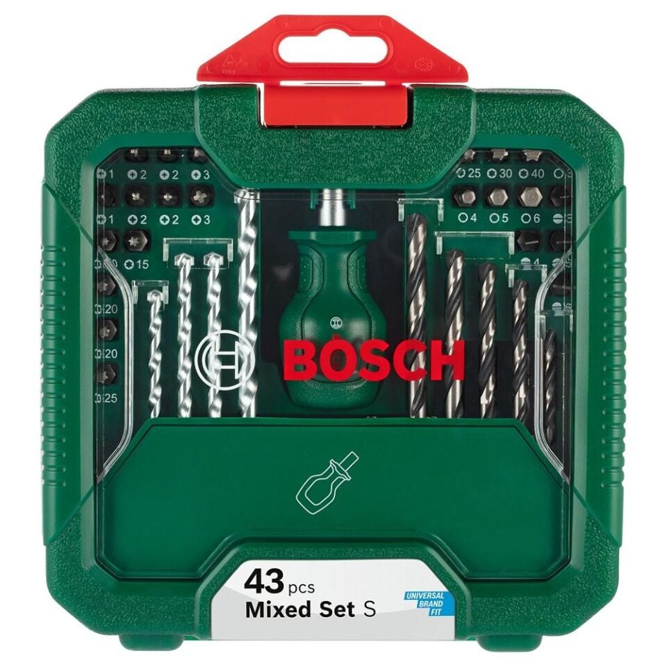 BOSCH Karışık Aksesuar Seti  S 43 Parça (2 608 522 566)