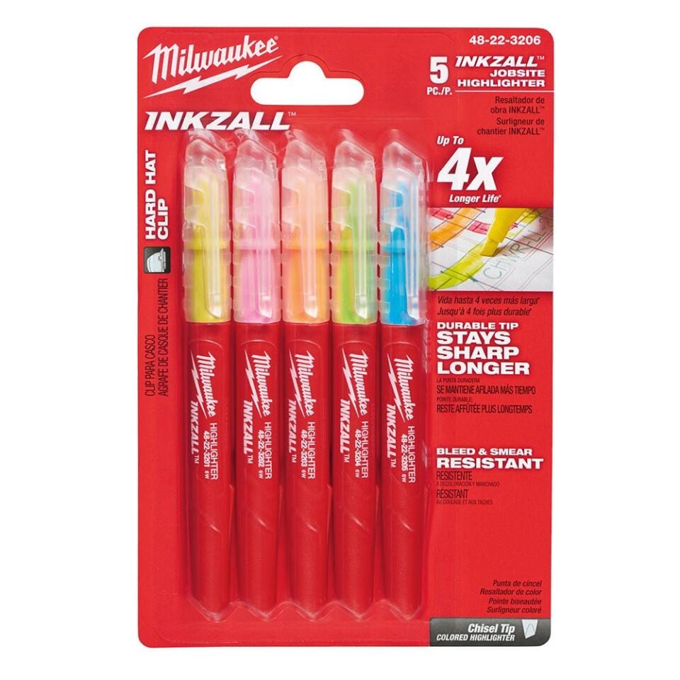 MİLWAUKEE Marker Kalem 5 Renk Paket (48223206)