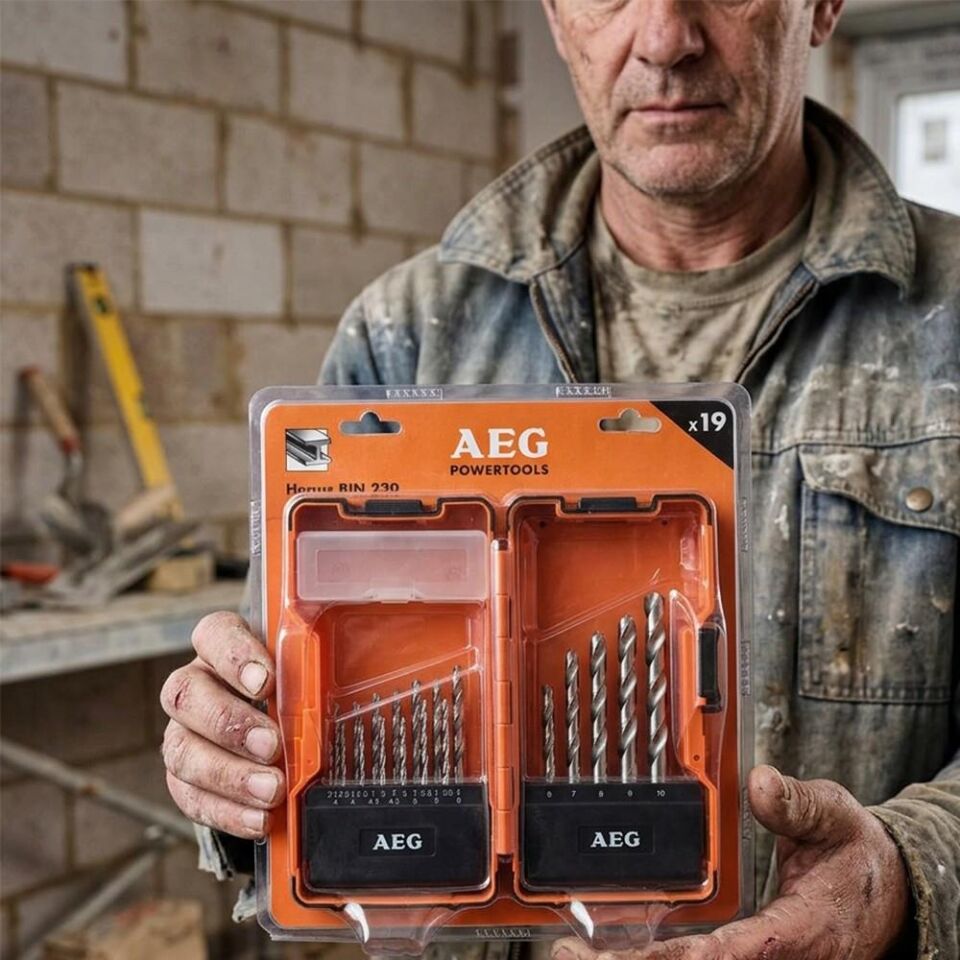 AEG HSS-G 19 Parça Metal Matkap Ucu (2-10) (4932352242)