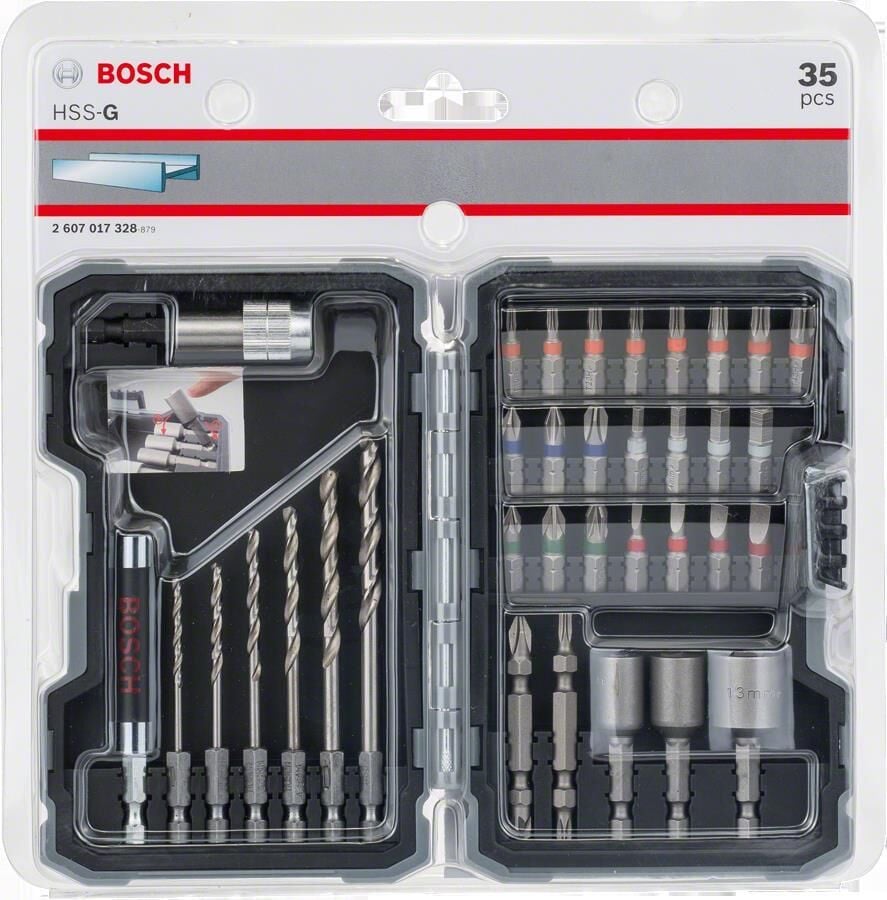 BOSCH Profesyonel 35 Parça Metal İçin Delme ve Vidalama Seti (2 607 017 328)