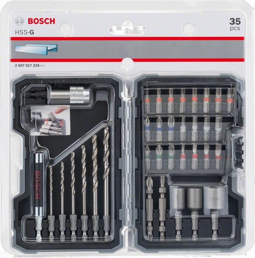 BOSCH Profesyonel 35 Parça Metal İçin Delme ve Vidalama Seti (2 607 017 328)