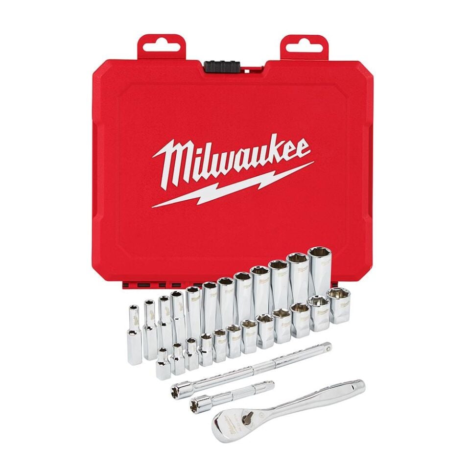 MİLWAUKEE Lokma Takımı 1/4'' 28 Parça  (4932464943)