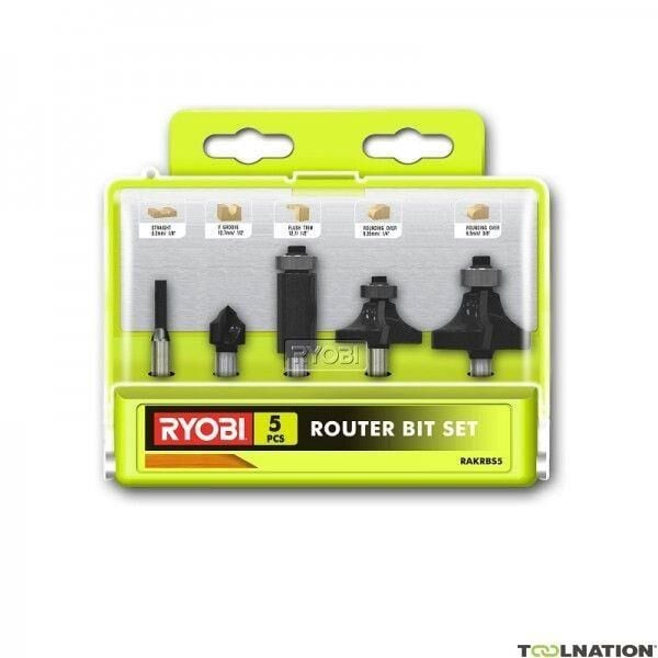 RYOBİ RAKRBS5 5 Parça Freze Uç Seti (5132003828)