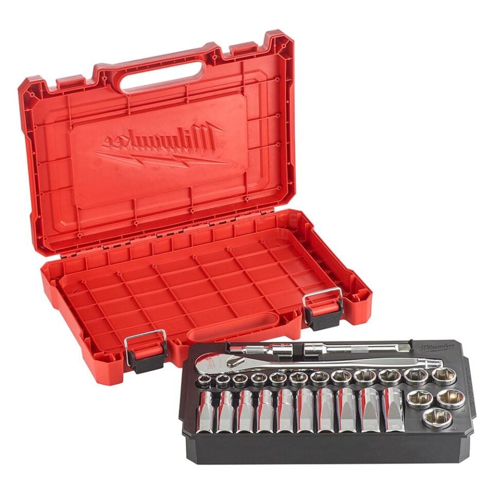 MİLWAUKEE Cırcırlı Lokma Seti 1/2'' 28 Parça  (4932471864)