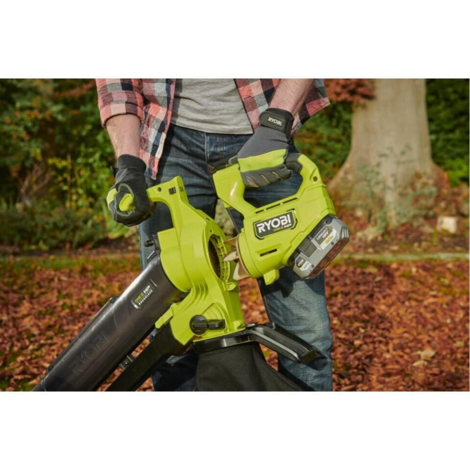 RYOBİ RY18BVXA-150 Akülü Üfleme ve Vakulama Makinesi (1x5.0Ah) (5133005666)