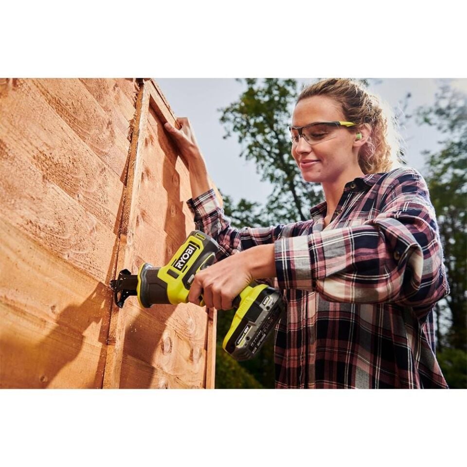 RYOBİ R18RSC-1C20GP 18V Akülü Tilki Kuyruğu Testere (1x2.0Ah) (5133006951)