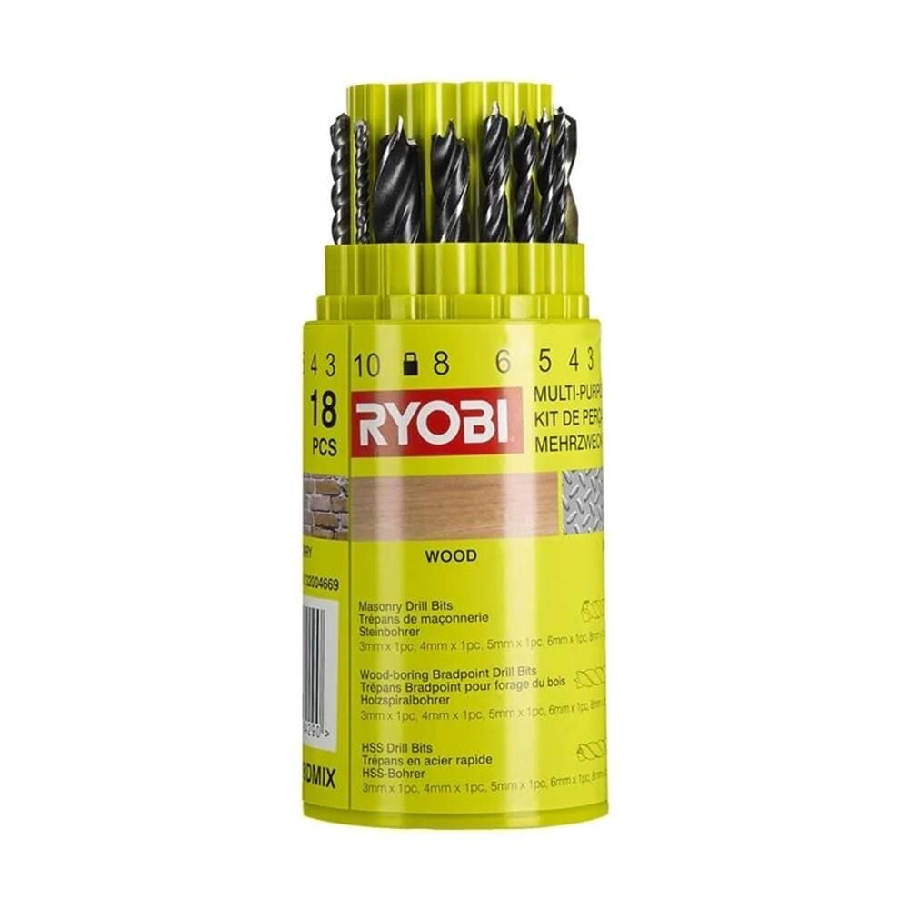 RYOBİ RAK18DMIX Matkap Uç Seti (5132004669)