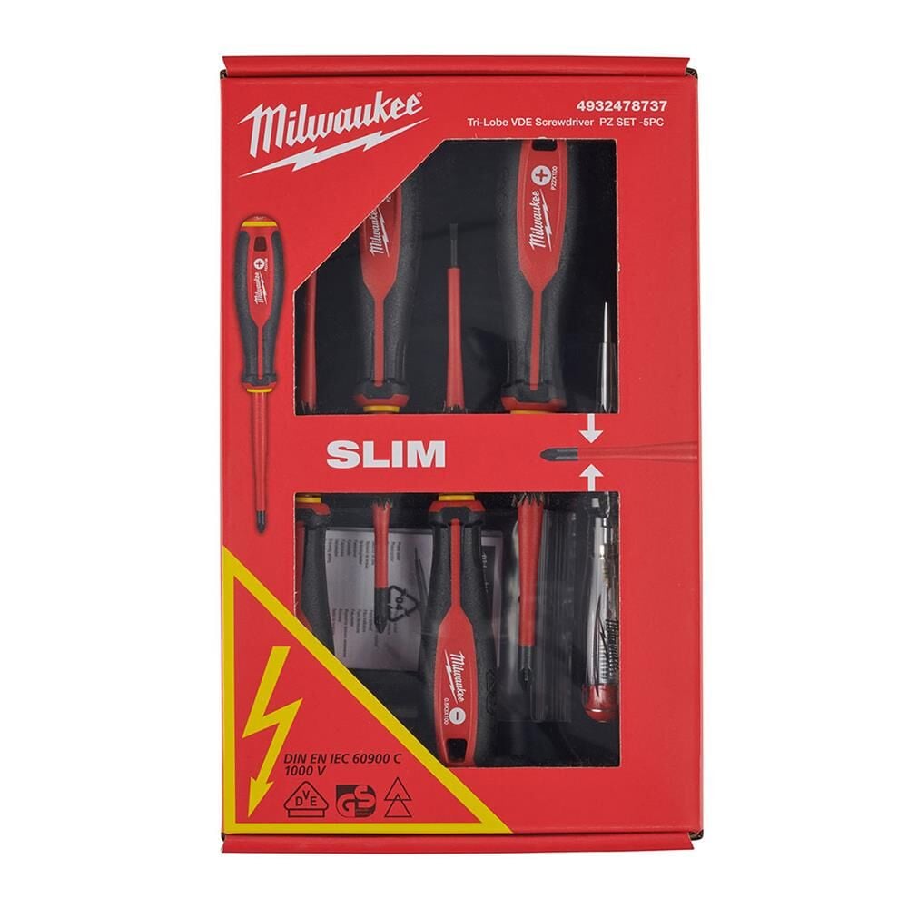 MİLWAUKEE Trı-Lobe Vde Tornavida  Set -5Pc  (4932478737)