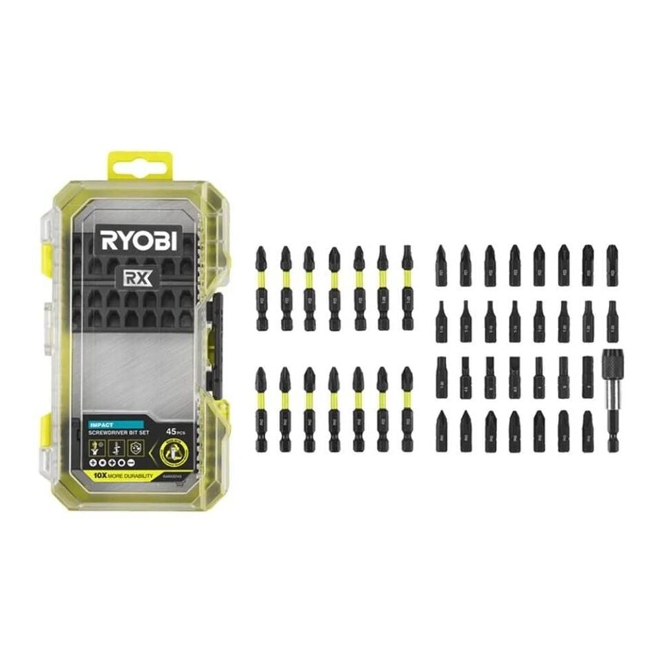RYOBİ RARXSD45 45 Parça Vidalama Seti (5132006638)