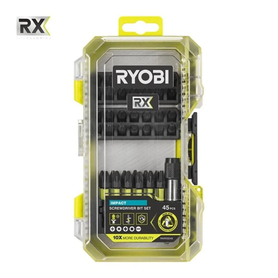 RYOBİ RARXSD45 45 Parça Vidalama Seti (5132006638)