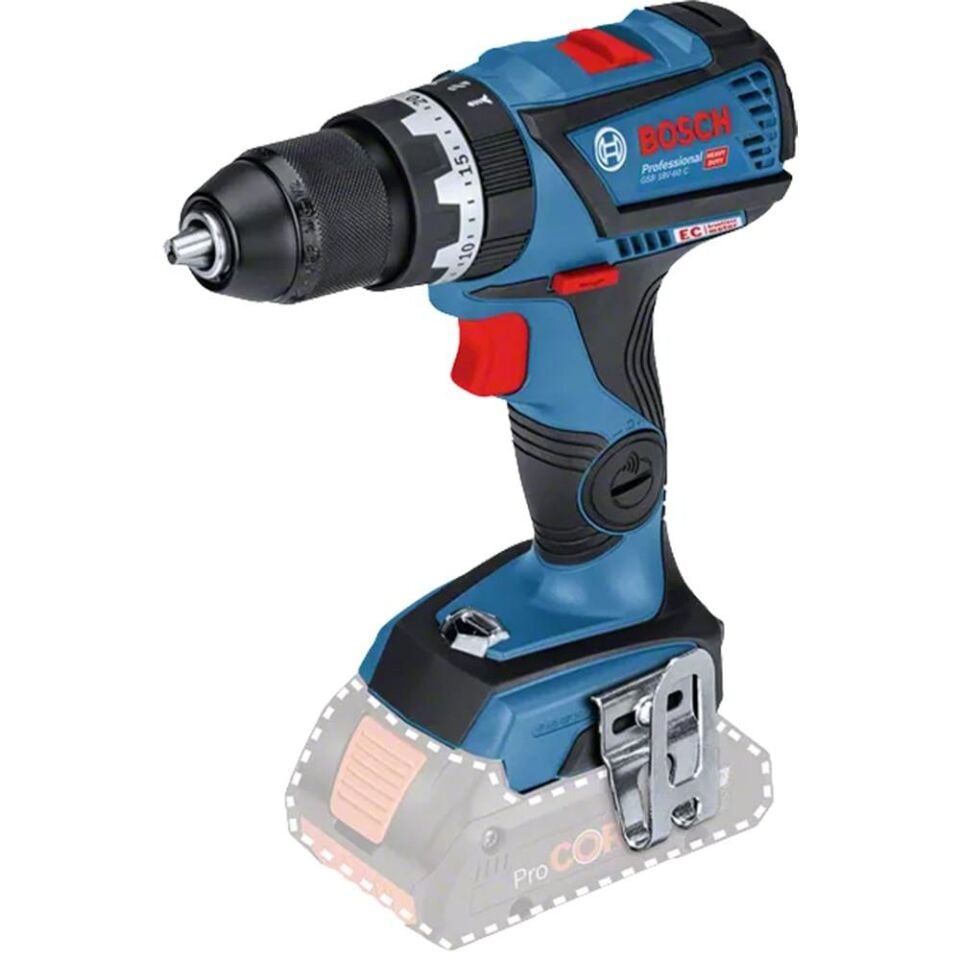 BOSCH GSB 18V-60 C Akülü Darbeli Delme Vidalama (Akü Dahil Değildir.) (0 601 9G2 102)