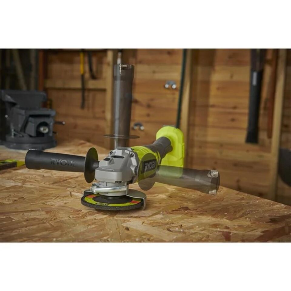 RYOBİ RAG18115-0 18V Akülü Avuç Taşlama 115mm (Akü Dahil Değildir.) (5133005402)
