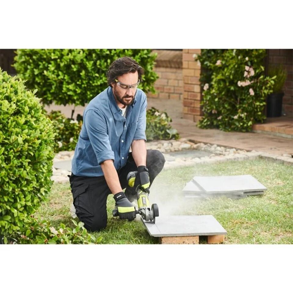 RYOBİ RAG18115-0 18V Akülü Avuç Taşlama 115mm (Akü Dahil Değildir.) (5133005402)