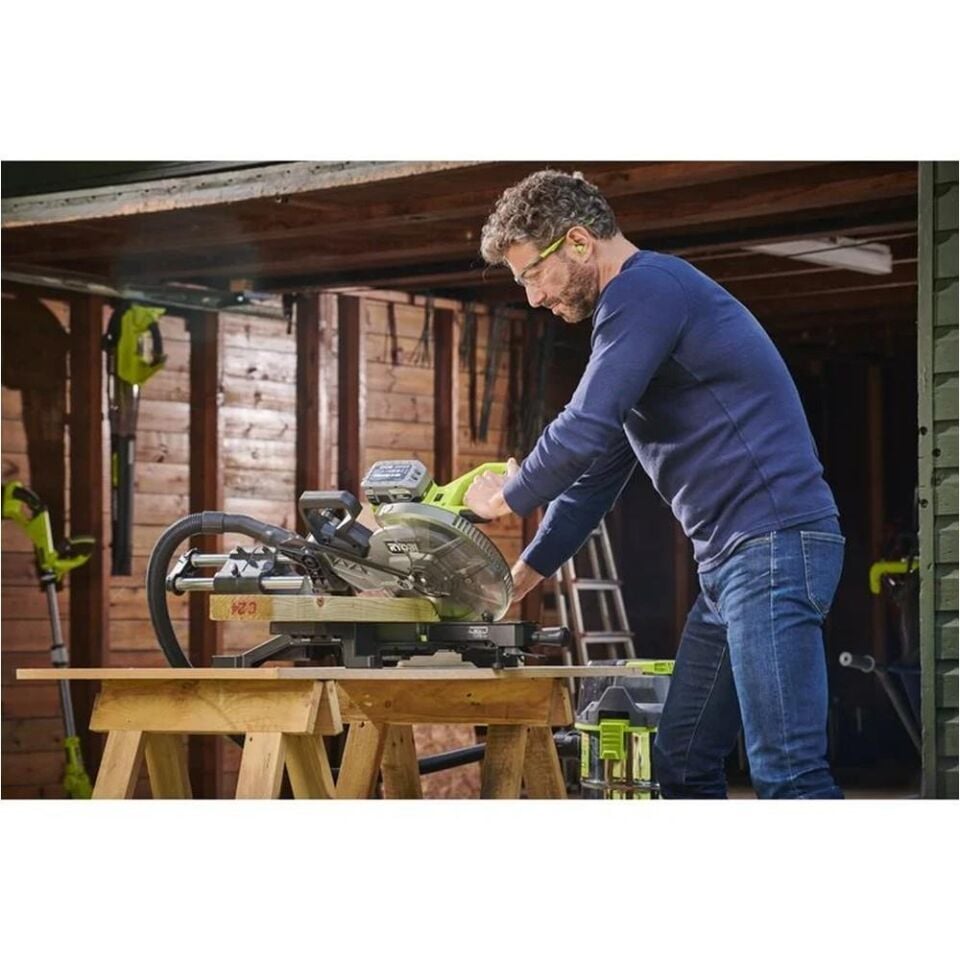 RYOBİ RMS18254X-0 Akülü Kızaklı Gönye Kesme 254Mm (Akü Dahil Değildir.) (5133005736)