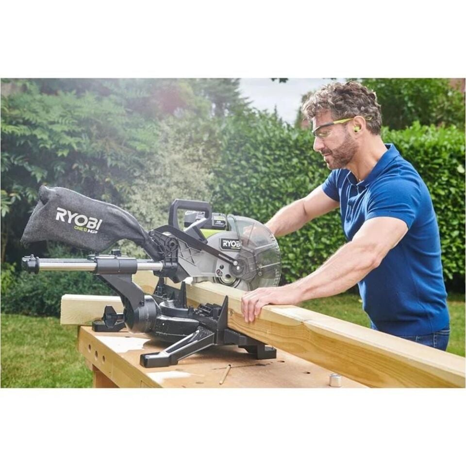 RYOBİ RMS18254X-0 Akülü Kızaklı Gönye Kesme 254Mm (Akü Dahil Değildir.) (5133005736)