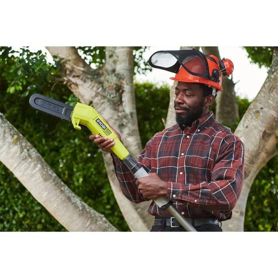 RYOBİ OPP1820PT1845-0 18V Teleskopik Saplı Budama Testeresi + Çit Kesme Makinesi (Akü Dahil Değildir.) (5133006827)