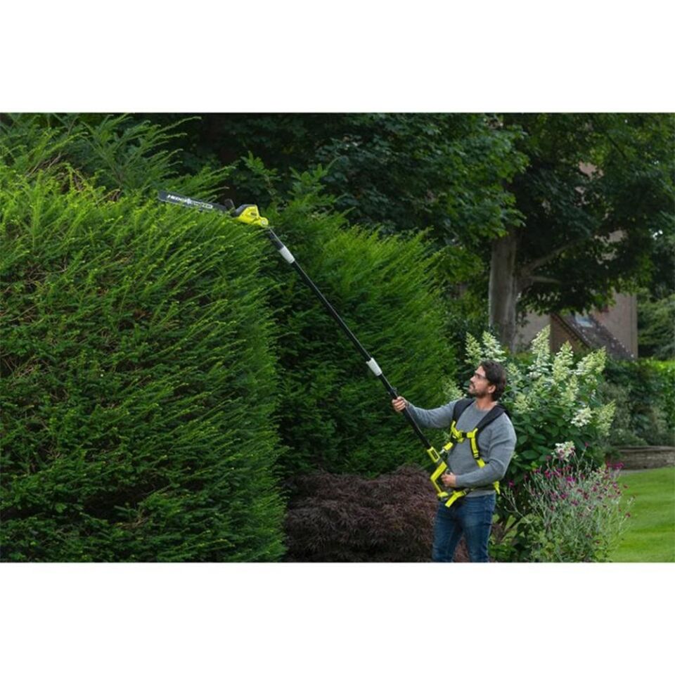 RYOBİ OPP1820PT1845-0 18V Teleskopik Saplı Budama Testeresi + Çit Kesme Makinesi (Akü Dahil Değildir.) (5133006827)