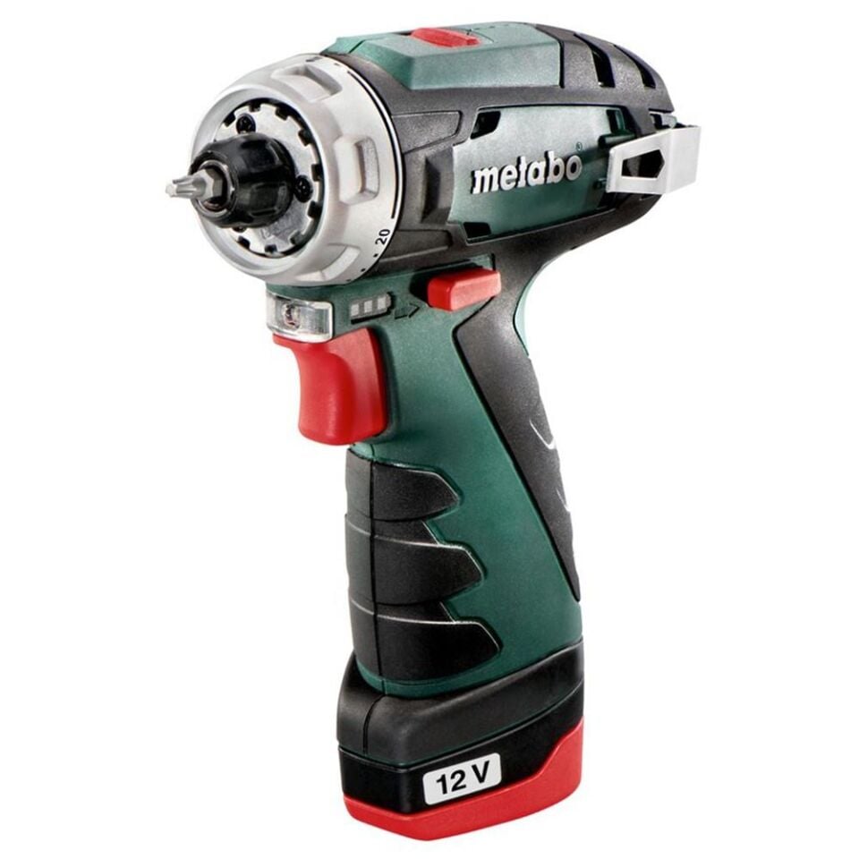 METABO POWERMAXX BS 12V Akülü Vidalama Makinesi (2x2.0Ah) (600080500)