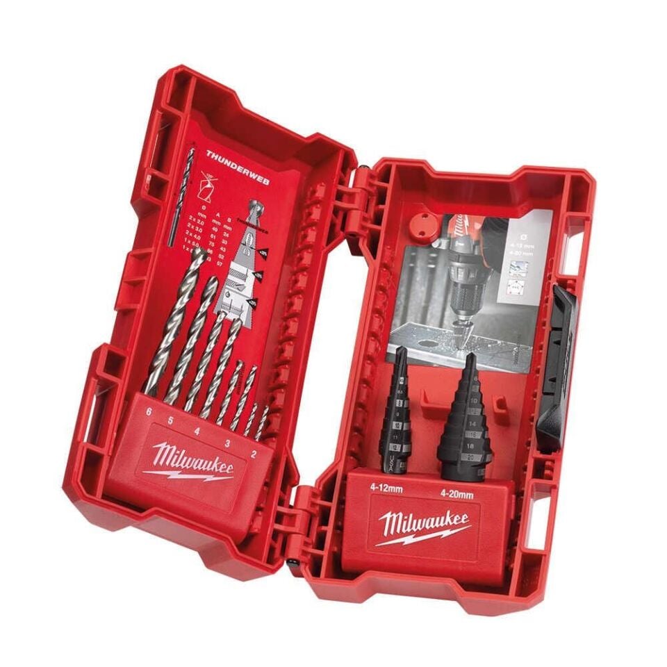 MİLWAUKEE Kademeli Matkap Ucu Kombo Set (48899350)
