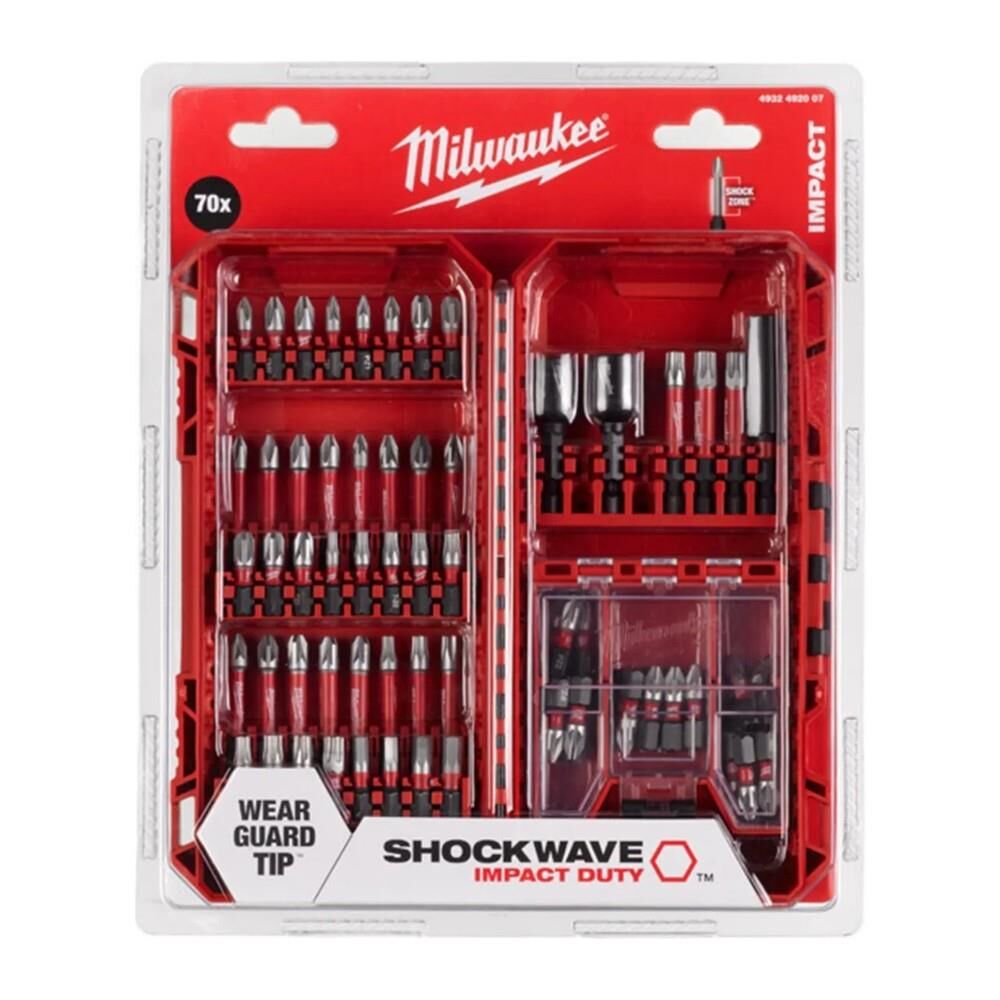 MİLWAUKEE Shockwave Bits Uç Seti 70 Parça (4932492007)