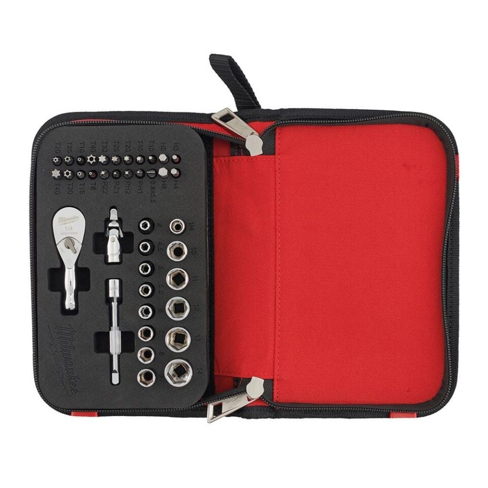 MİLWAUKEE 1/4'' Lokma Seti 39 Parça (4932492672)