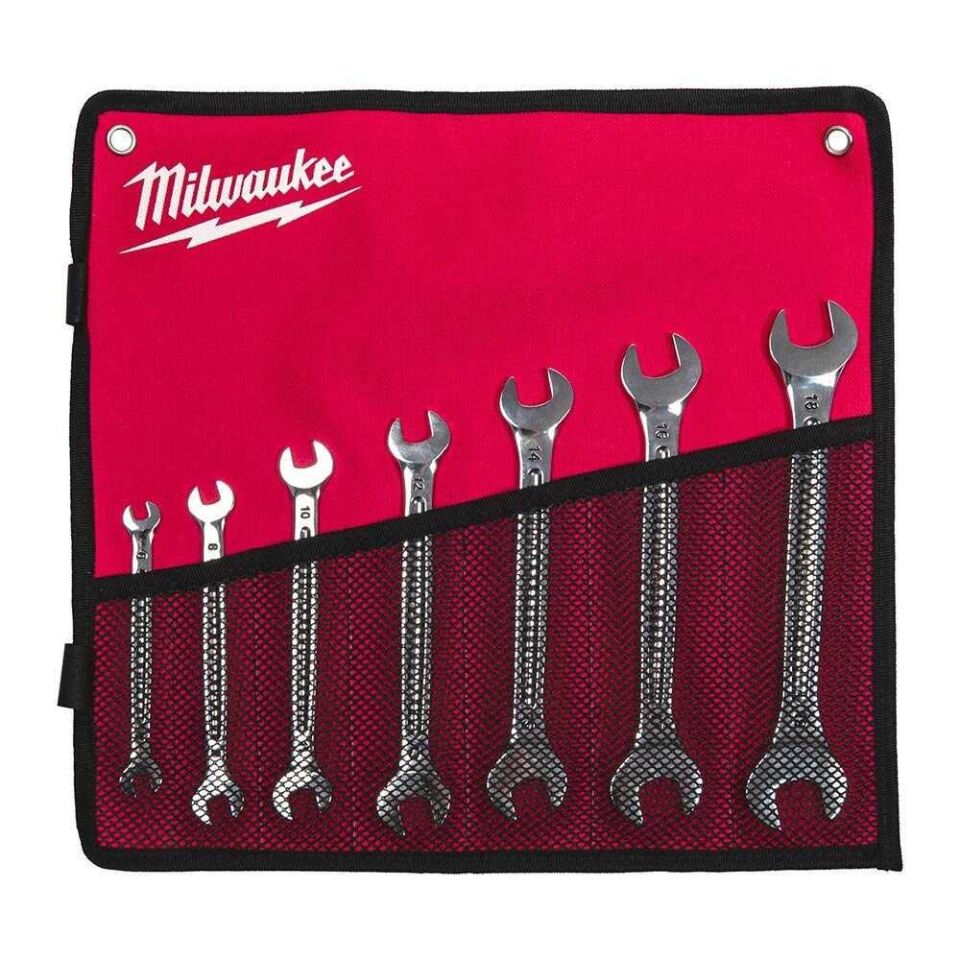 MİLWAUKEE 2 Ağız Anahtar Takımı 7 Parça  (4932492713)