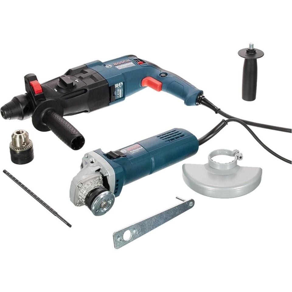 BOSCH GBH 240 Kırıcı + GWS 750-125 Taşlama Set (0 615 990 M8H)