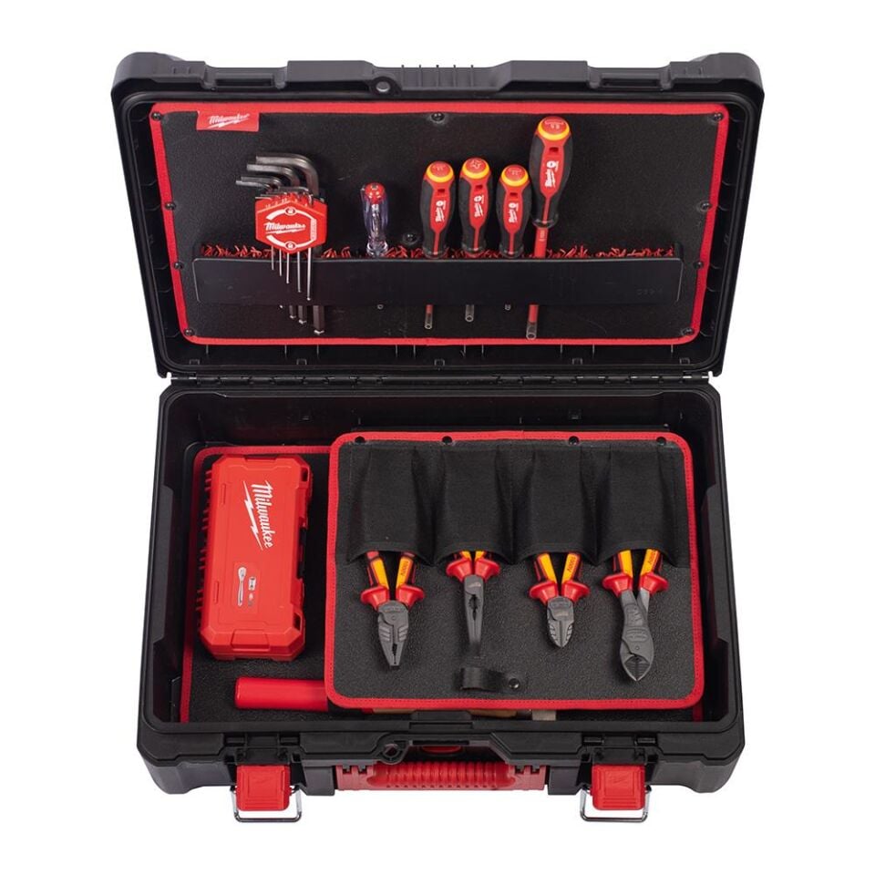MİLWAUKEE Packout Elektrikçi Set 62 Parça  (4932499466)