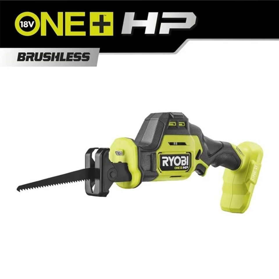 RYOBİ RRS18C1-0 Akülü Kömürsüz Kompakt Kılıç Testere (Akü Dahil Değildir.) (5133006503)