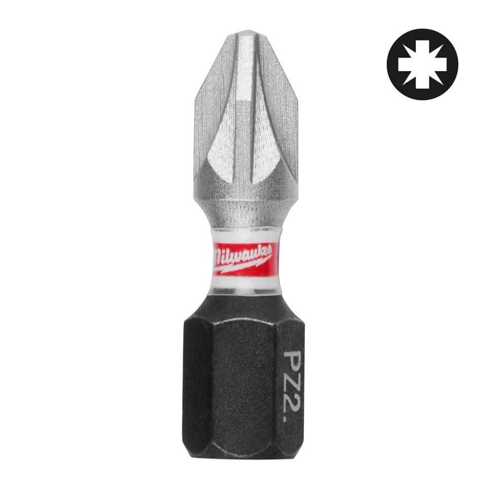 MİLWAUKEE Bits Uç Pz2 25Mm 3'Lü Paket Shockwave  (4932500356)