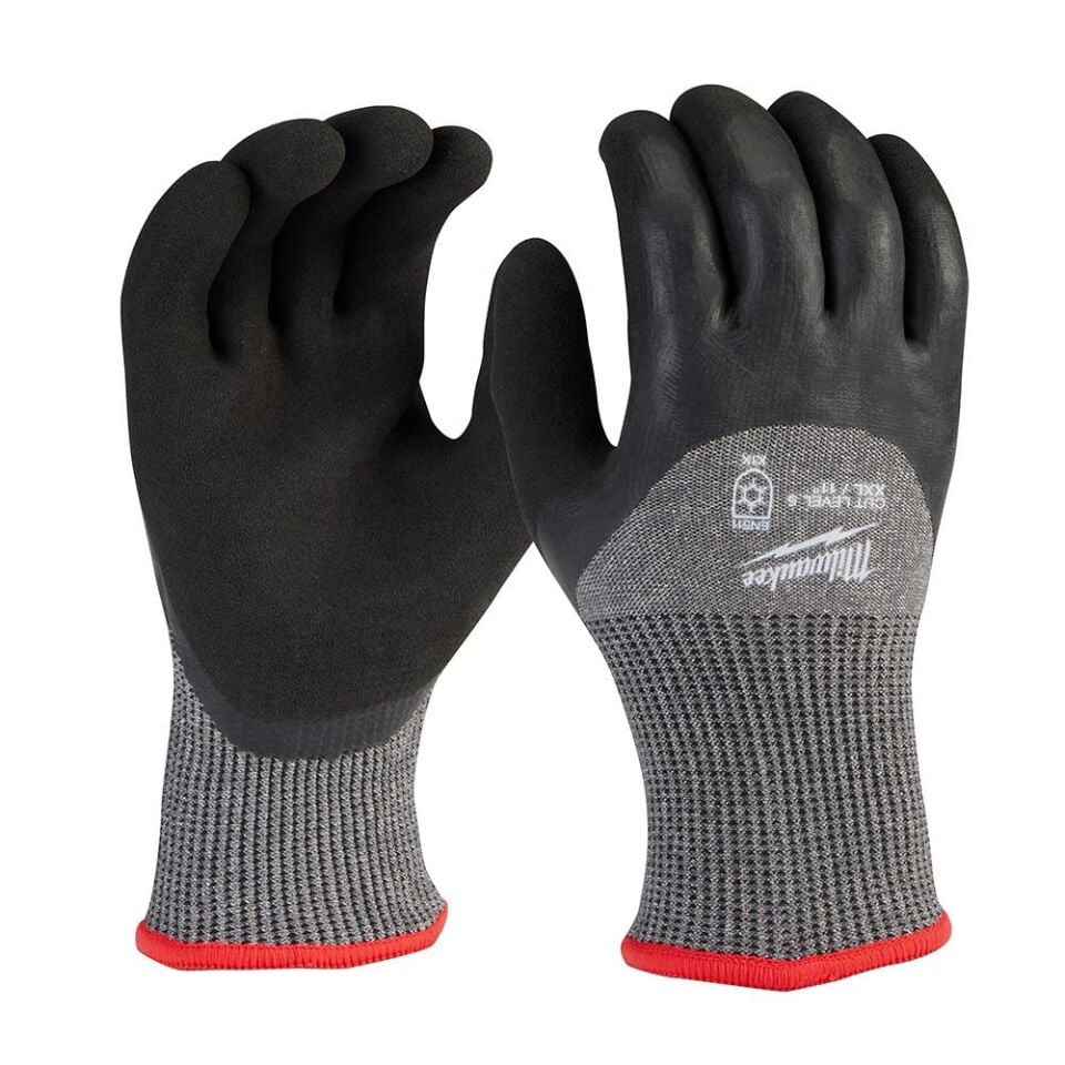 MİLWAUKEE 5. Derece Kesik Korumalı Kışlık Nitril Eldiven - Xl/10 -12'Li  (4932479564)