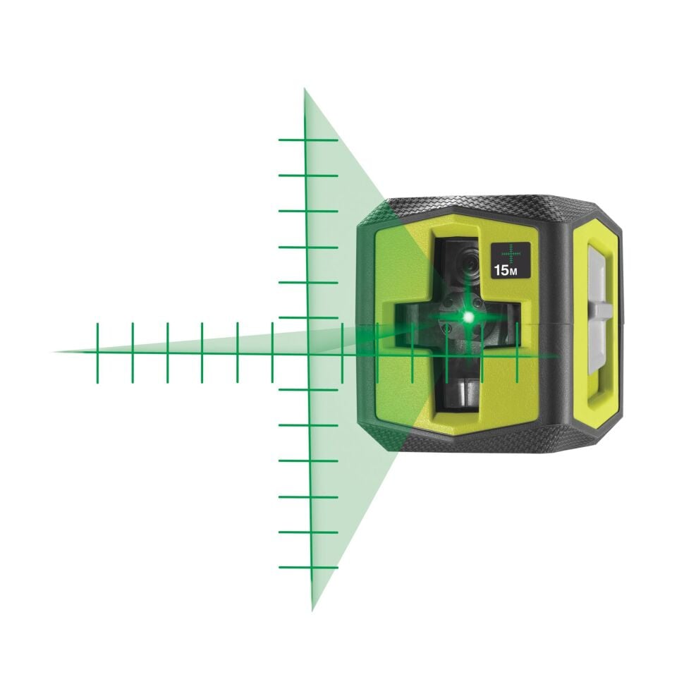 RYOBİ RBCLLG2 15 Metre Yeşil Çarpraz Lazer Metre (5133005497)